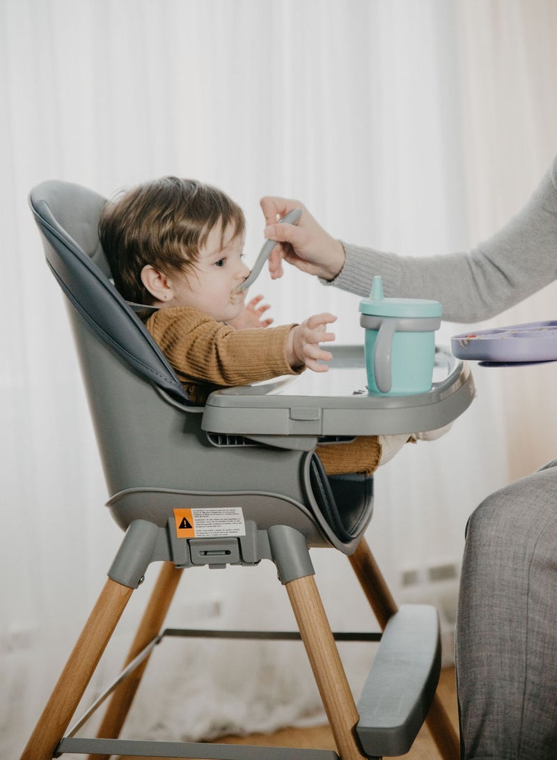 bbluv bblüv Sët - 4M+ Silicone Baby Feeding Set | BPA-Free | Spill-Proof Bib, Suction Plate & Spoon | Soft, Durable & Dishwasher Safe | Anti-Bacterial & Non-Allergic | Purple - Image 3