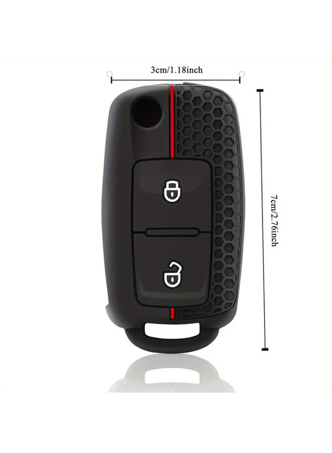 Black Silicone Car Key Cover Protector Compatible With Select Models - Image 5