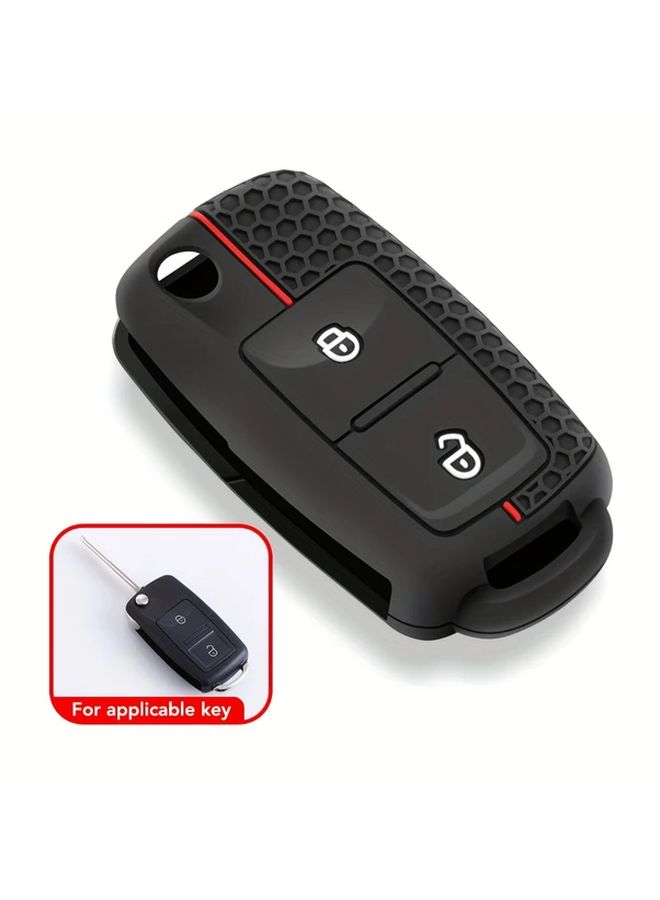 Black Silicone Car Key Cover Protector Compatible With Select Models - Image 4
