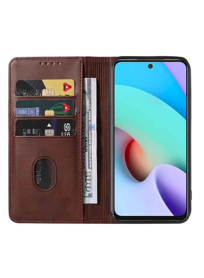 erorex Case For Xiaomi Redmi 10 2022 Magnetic Closure Leather Phone Case - Image 3