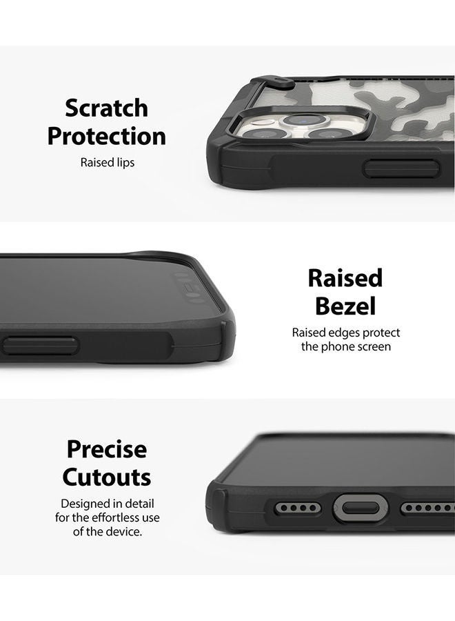 NIBEMINENT Protective Case Cover For Apple iPhone 12 Pro Max Camo Black  - Image 2
