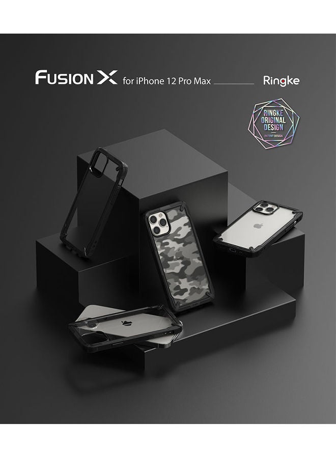 NIBEMINENT Protective Case Cover For Apple iPhone 12 Pro Max Camo Black  - Image 4