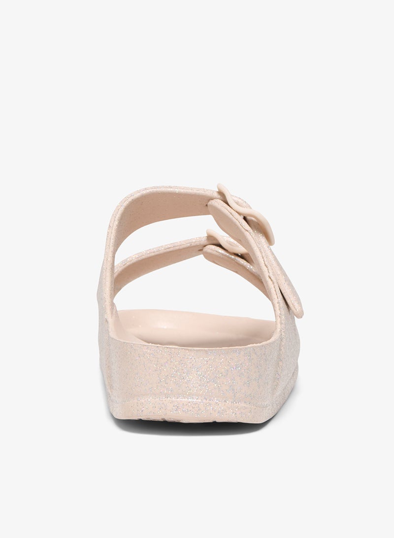 ONLY Cristy Glitter Eva Flat Sandals - Image 3