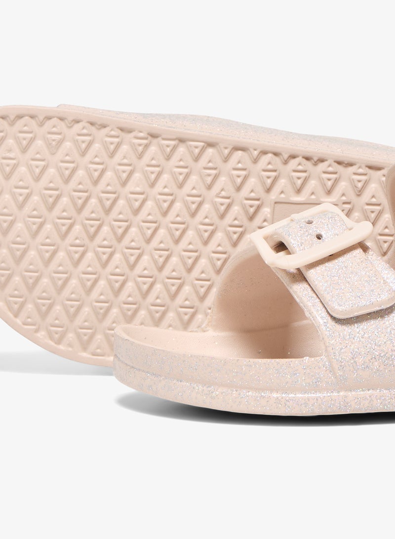 ONLY Cristy Glitter Eva Flat Sandals - Image 4