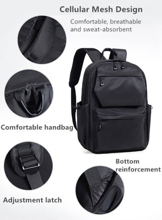 Travel Backpacks for Students & Travelers,Backpack for Men and Women,Business Laptop Bag Backpack Fits Up to 15.6" Laptop,Flight Approved Luggage Carry On Computer Bag,Water-Resistant,Large Capacity - view 2