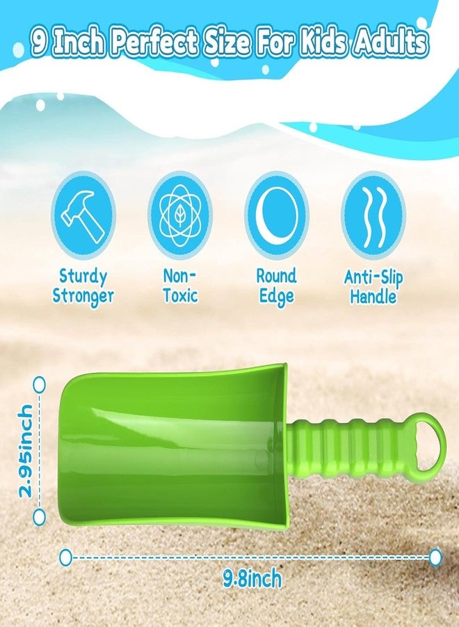 Anzmtosn 7 PCS Castle Foldable Beach Sand Buckets Toy Set with Shovels Scoop Sifter for Kids, 3L Silicone Collapsible Bucket Pails for Toddler, Summer Toy, Sandbox Kit Camping Gear Beach Essential Gift - Image 5