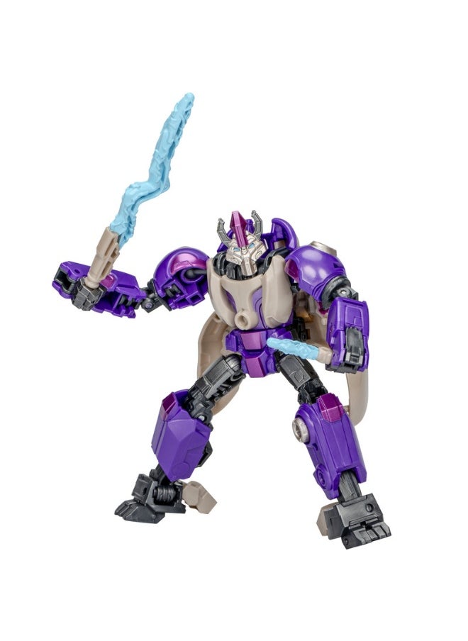 Transformers One Prime Changer Alpha Trion 5-Inch Robot Action Figure, Interactive Toys for Boys and Girls Ages 6 and Up