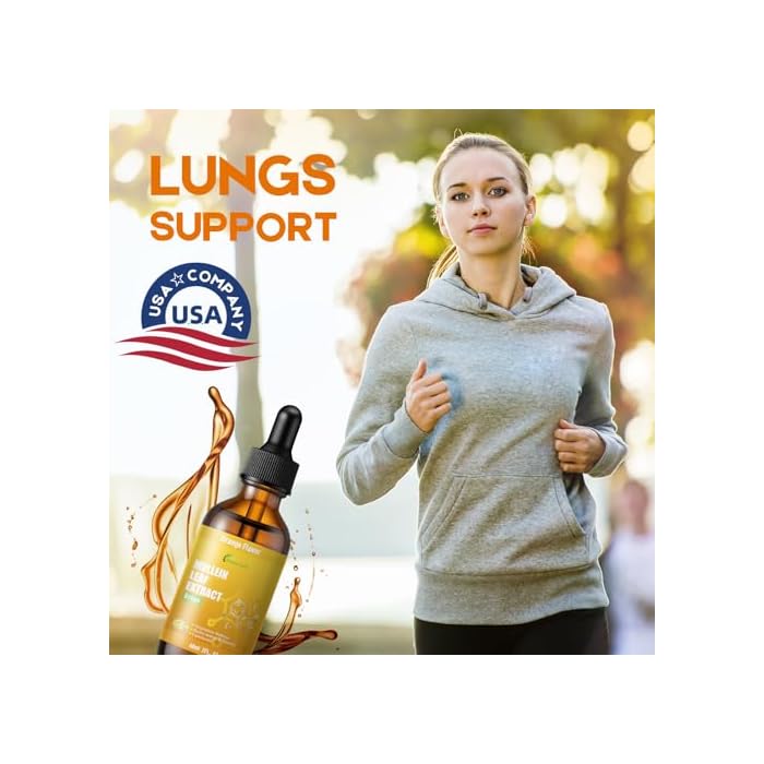 MaxuraFit Mullein Drops for Lungs Liquid - Support Respiratory Herbal Supplement,Mullein Leaf Extract for Lungs Cleanse with Cordyceps, Marshmallow Root & Licorice Root Extract 2 fl oz - Image 3