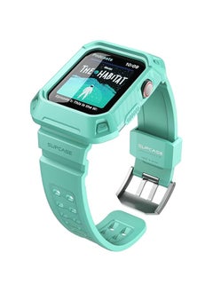 SUPCASE for Apple Watch 9/8/7/6/SE/5/4 45/44mm Case with Band (Unicorn Beetle Pro), [Anti-Scratch] [Bumper Protector] Rugged Men Cover with Adjustable Strap Band for iWatch 9/8/7/6/SE/5/4