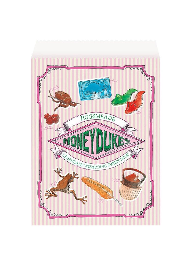 Unique Harry Potter Honeydukes Treat Bags Pink Paper 24.5cm 8-Pack - Image 1