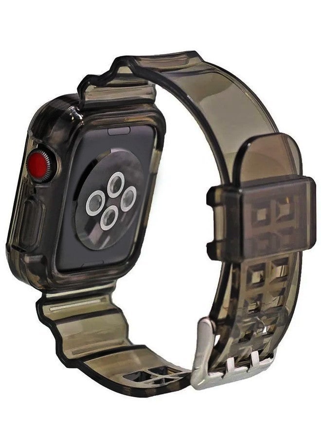 سوار بديل مقاوم للماء لساعة أبل مقاس 42/44 مم بني - Image 2