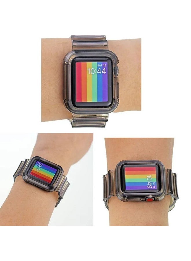 سوار بديل مقاوم للماء لساعة أبل مقاس 42/44 مم بني - Image 4