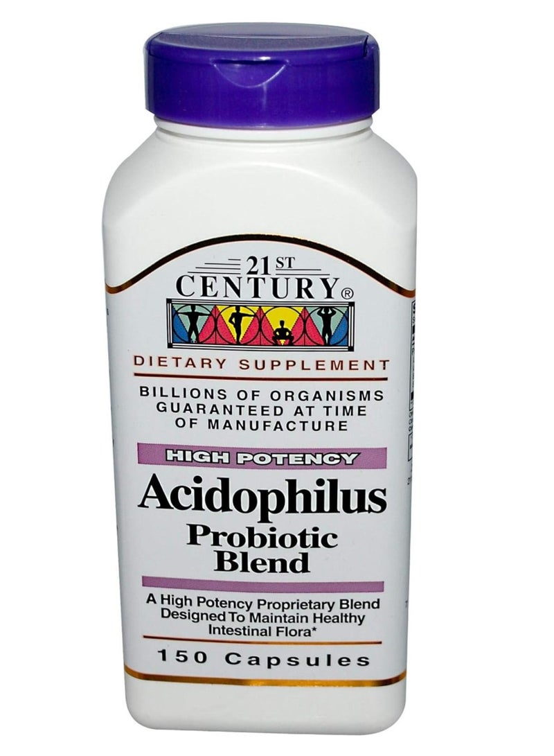 21st Century Acidophilus Probiotic Blend 150 Capsules 