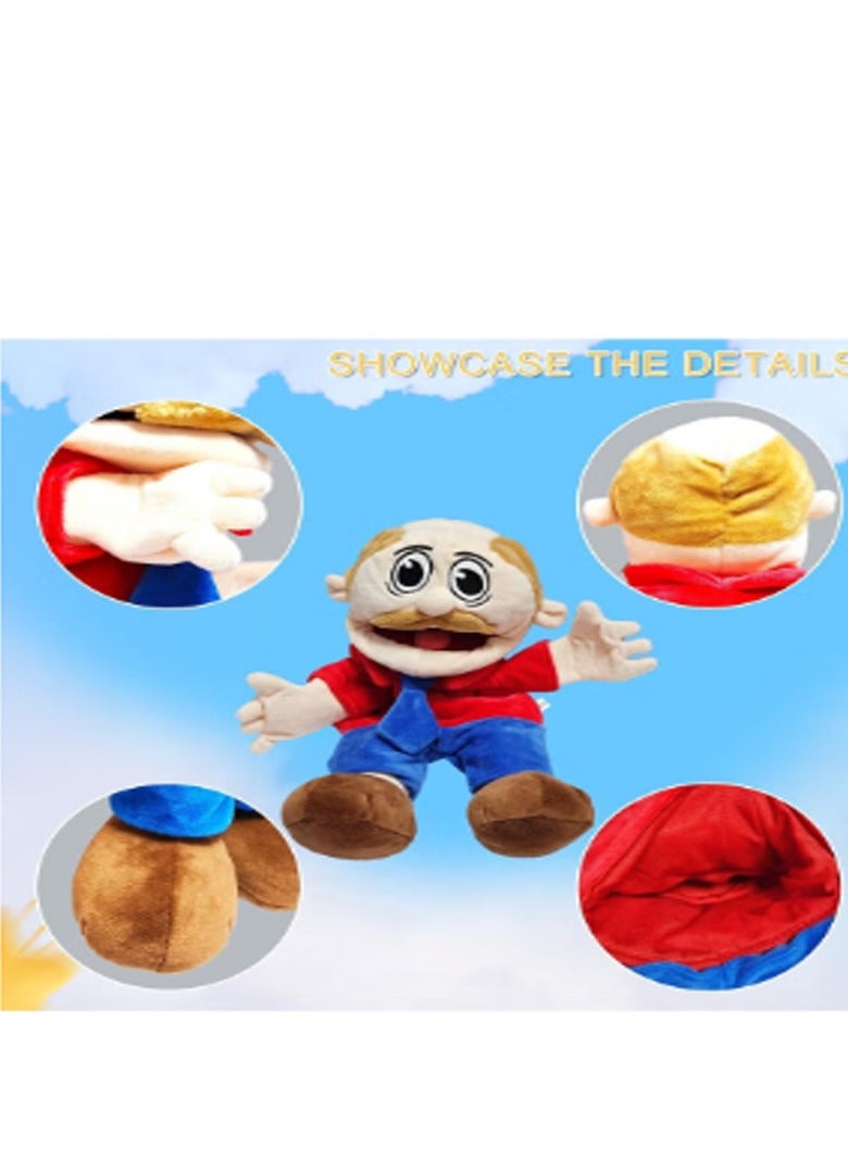 general Jeffy Feebee Series Puppets Adoptive Father Plush Toy 40Cm - Image 4