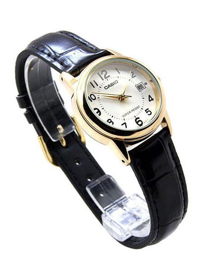 CASIO Women Dress Water Resistant Analog Watch LTP-V002GL-7B - 25 mm - Black - Image 4