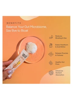 The Good Bug The Good Bug ByeBye Bloat SuperGut Powder for Healthy Digestion | Pre & Probiotic Supplement that helps with Bloating, Gas & Heartburn | 2.5 Billion CFU of Clinically Proven Strain | 60 Days Pack  - Image 2