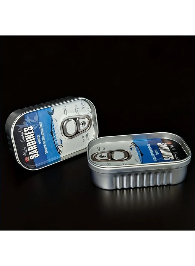 صندوق معدني للتخزين على شكل علبة سردين، حصالة، خزانة سرية، منظم للمنزل - Image 5