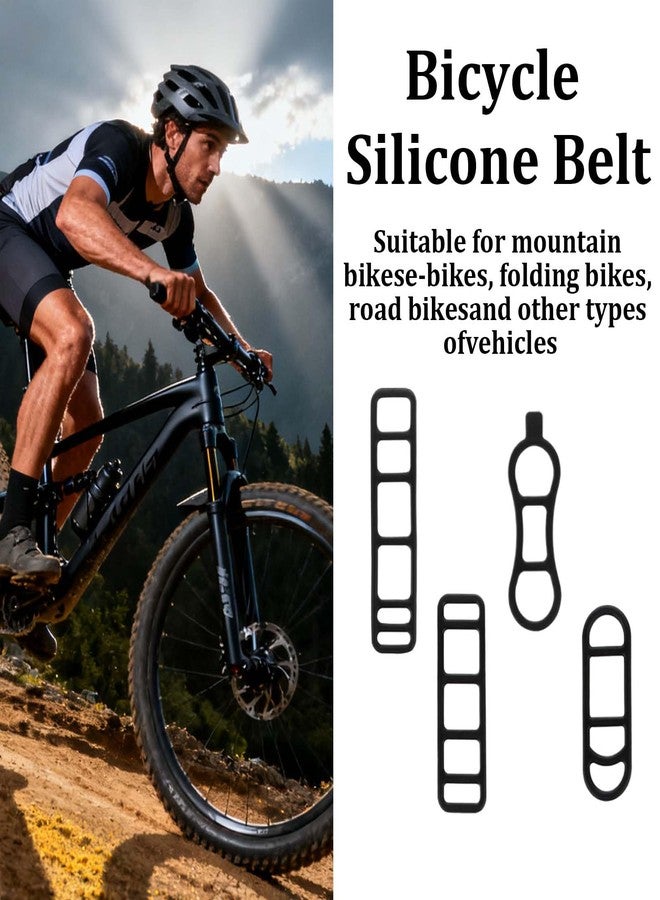 GRSECPO Bicycle Light Silicone Straps Bike Silicone Mount Band Rubber Straps Bike for Cell Phones Speaker Holder Handlebar Sets(Multisize) (12) - Image 5