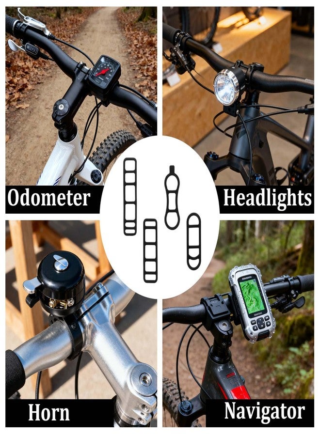 GRSECPO Bicycle Light Silicone Straps Bike Silicone Mount Band Rubber Straps Bike for Cell Phones Speaker Holder Handlebar Sets(Multisize) (12) - Image 3