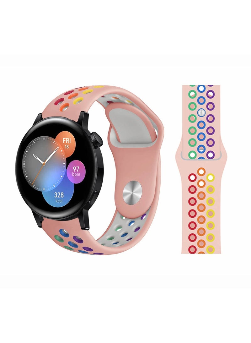Perfii 5pcs Watchband Bundle Compatible with all Samsung, Huawei, Amazfit, Fitbit and Honor with 20mm band size - Image 3