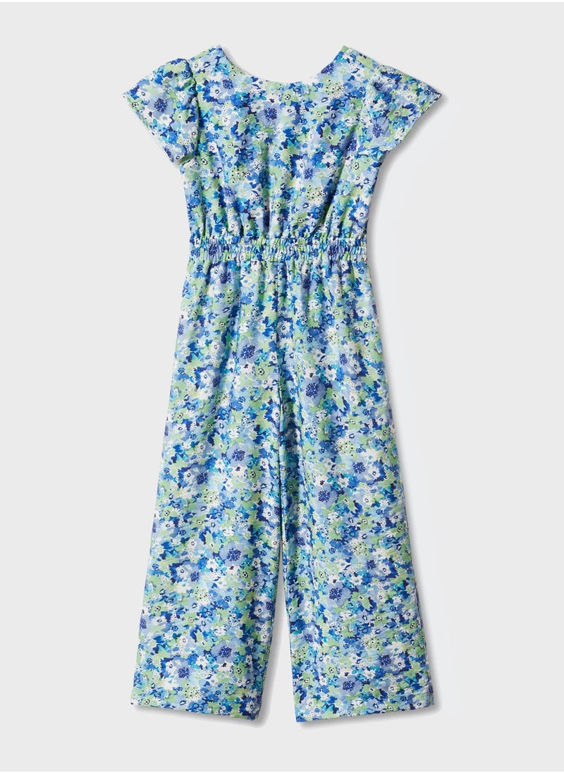 MANGO - Kids Printed Jumpsuits - Image 1