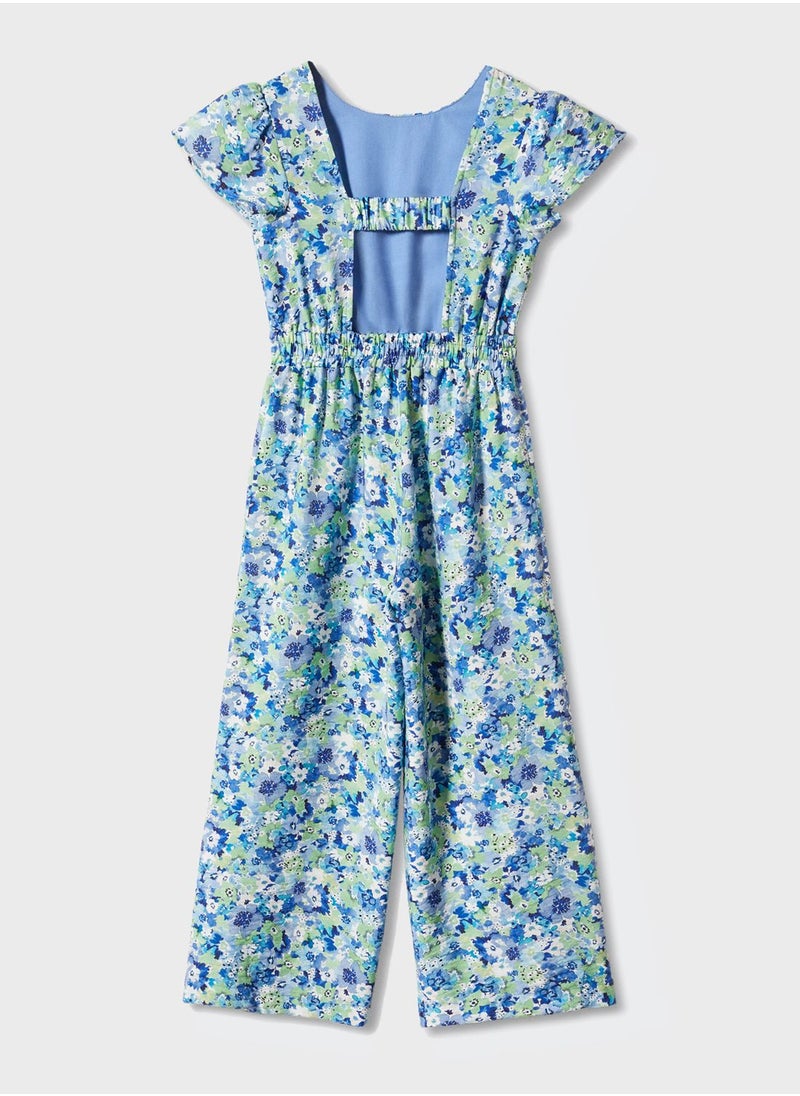 MANGO - Kids Printed Jumpsuits - Image 1