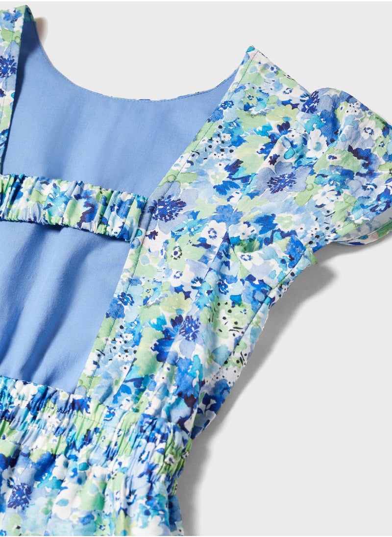 MANGO - Kids Printed Jumpsuits - Image 1