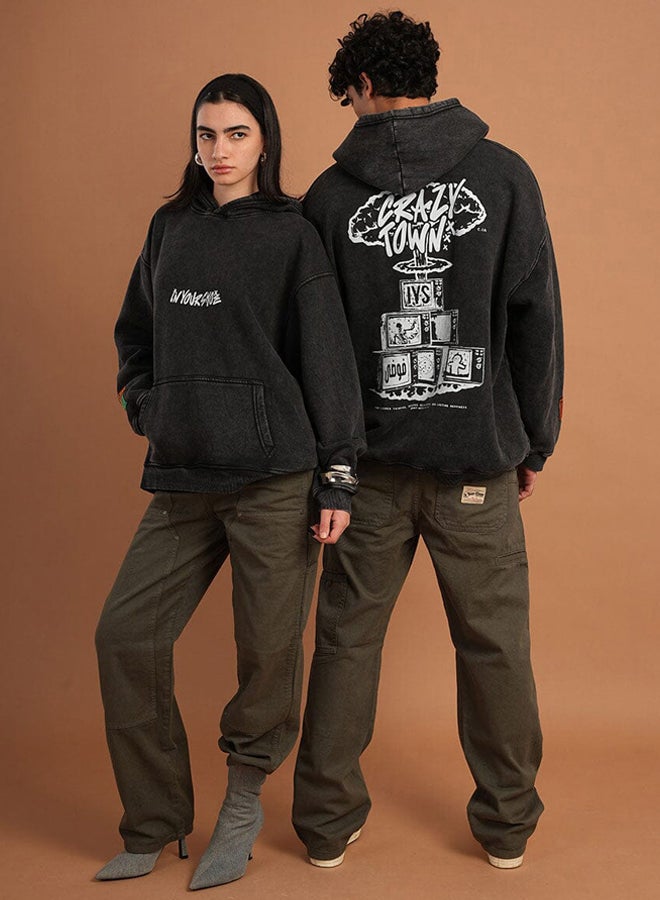 In Your Shoe Crazy Town Washed Hoodie