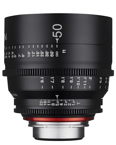 Rokinon Xeen XN50-C 50mm T1.5 Professional Cine Lens for Canon EF,Black - Image 4