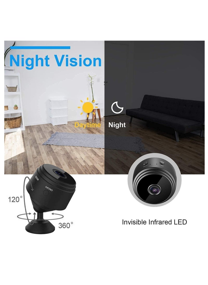 Generic - Mini WiFi Hidden Cameras,Wireless Spy Cameras with Video Live Feed, HD 1080P Home Security Cameras, Baby Nanny Cam,Tiny Smart Cameras with Night Vision and Motion Detection. - Image 1