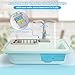 Asweets Color Changing Kitchen Sink Toys Toddler Sink Toys with Running Water Pretend Play Toys with Upgraded Faucet Automatic Water Cycle System Blue - Image 4