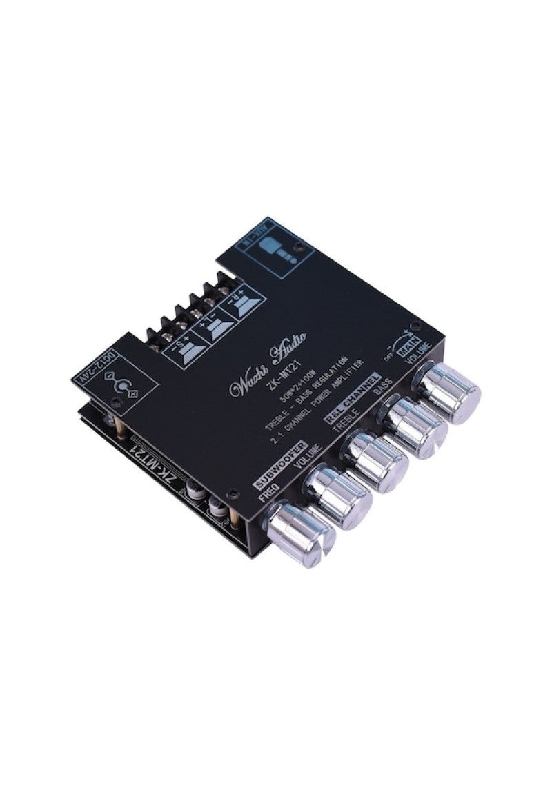 Bluetooth Amplifier: Compact Design With Super Bass, Power Amplifier - Seamless Subwoofer Connection, Wireless Amplifier For Home Or Car Audio Systems - Image 1