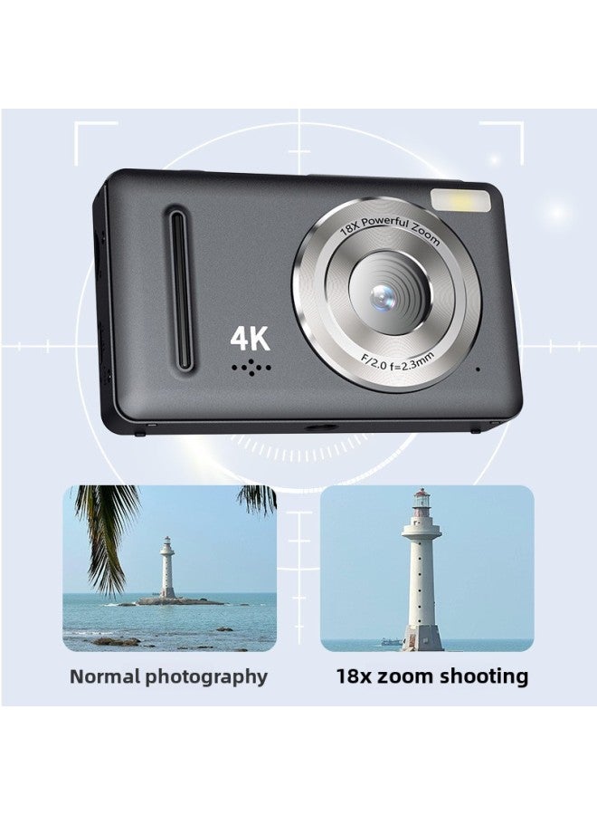 Generic Ccd Digital Camera Student Party Hd Portable Recording Camera Travel Portable Small Photography Card Camera-Body Color:Pink  - Image 3
