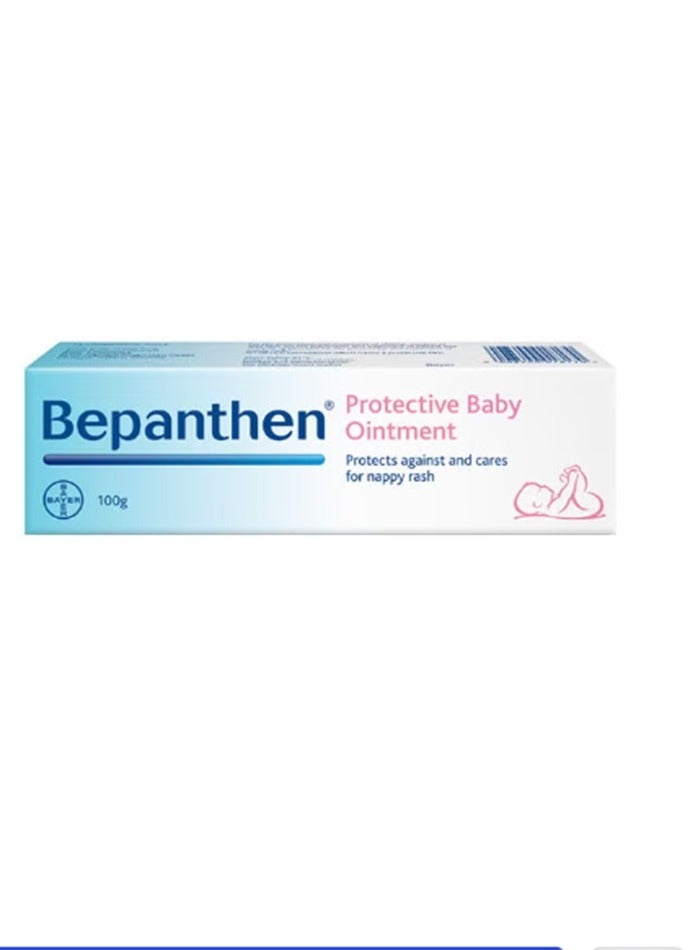 Bepanthen Protective Baby Healing Ointment Against Nappy Rashes 100g - Image 1