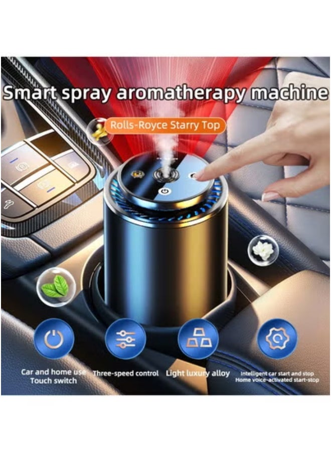 TIGER Car Diffuser Humidifier with LED Light – Dual-Function Aromatherapy Air Freshener & Humidifier | Auto Sensor & Adjustable Fragrance Intensity | Fast Charging USB Port | Compact, Quiet, and Stylish Air Purifier for Car Interior | Soothing Ambience & Fresh Scent on the Go  - Image 4