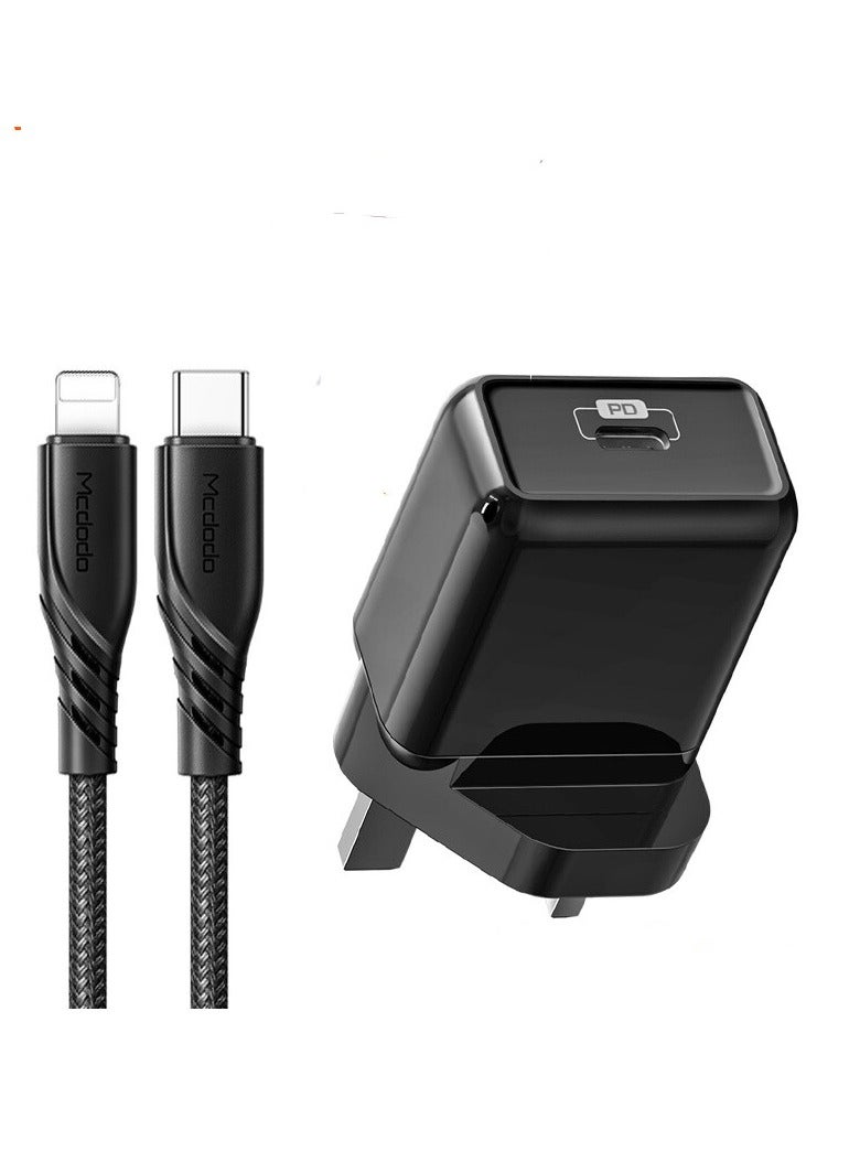 مكدودو مجموعة شاحن السفر MCDODO CH-6692 20W PD مع كابل من النوع C إلى Lightning - Image 2