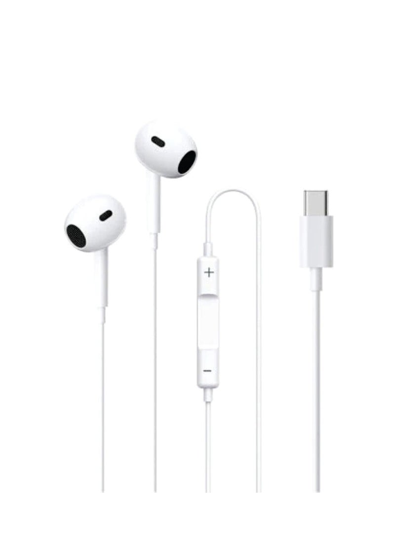 REMAX RM-570A Type-C Wired Earphone For Music & Call (1.2M)