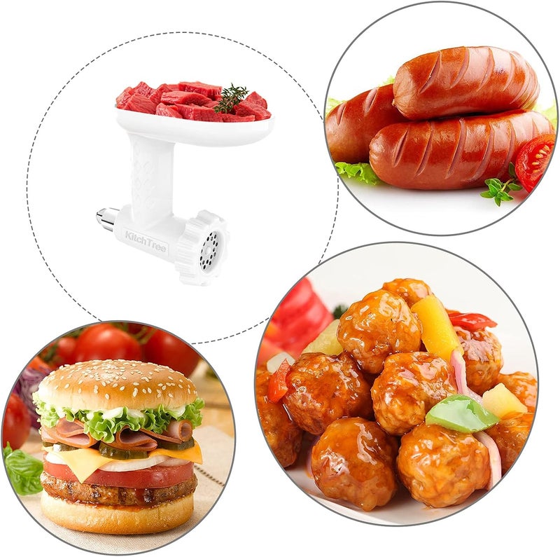 KITCHTREE Meat Grinder Attachment for KitchenAid Stand Mixers Includes Food Grinder Attachment and Sausage Stuffer Attachment… - Image 4