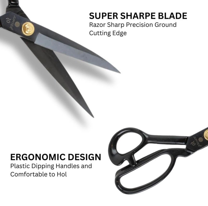 CRAFT it Tailoring Scissor 9 Inches for cloth cutting with Sharp Precision Blades | Professional Shears for Tailoring with High Carbon Steel (1 Scissor+1 seam Ripper+1 cutter+1 Measure Tape) - Image 5