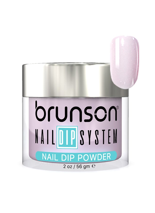 brunson - Nail Dip Powder Dip And Buff System Color 56gm, French Nail Art Starter Manicure Salon DIY At Home Odor Free And Long Lasting No Needed Nail Lamp Curing DBK094 - Image 1