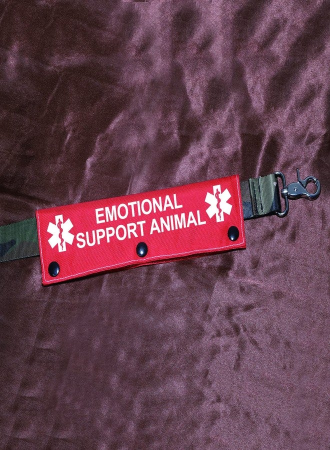 BLUPARK Therapy Service Dog Leash Sleeve Emotional Support Animal Dog Leash Wrap Wrap Alert Hanging ID Patch Tag Pet Birthday Gift(Emotional Support-Sleeve) - Image 3