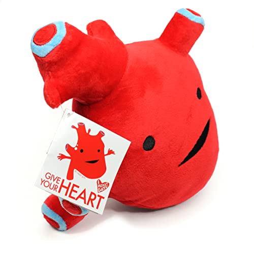 I Heart Guts Heart Plush - I Got The Beat! - 10" Stuffed Heart Plushie for Open Heart Surgery Gifts - Educational Cardiologist Gifts for Med Students, Science Teachers & Cardiac Nurses - Image 3