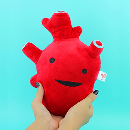 I Heart Guts Heart Plush - I Got The Beat! - 10" Stuffed Heart Plushie for Open Heart Surgery Gifts - Educational Cardiologist Gifts for Med Students, Science Teachers & Cardiac Nurses - Image 2