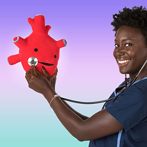 I Heart Guts Heart Plush - I Got The Beat! - 10" Stuffed Heart Plushie for Open Heart Surgery Gifts - Educational Cardiologist Gifts for Med Students, Science Teachers & Cardiac Nurses - Image 4