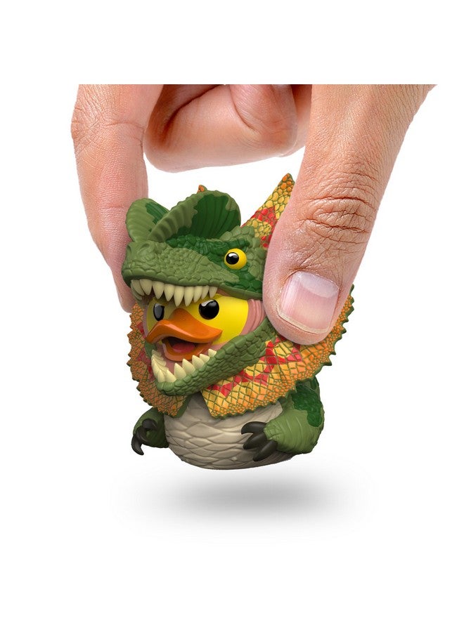 TUBBZ Mini: Jurassic World Rebirth - Dilophosaurus Cosplaying Rubber Duck Vinyl Figure - Image 1