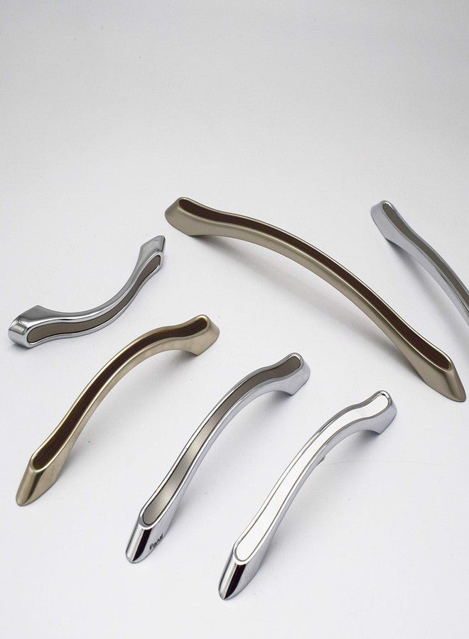 RAB Handle Zinc Kitchen and Office Drawer/Cabinet/Door/Wardrobee/Furniture Handle (Code:-HAND 1080, Finish:- White/CP, Size:- 160mm ) - Image 4