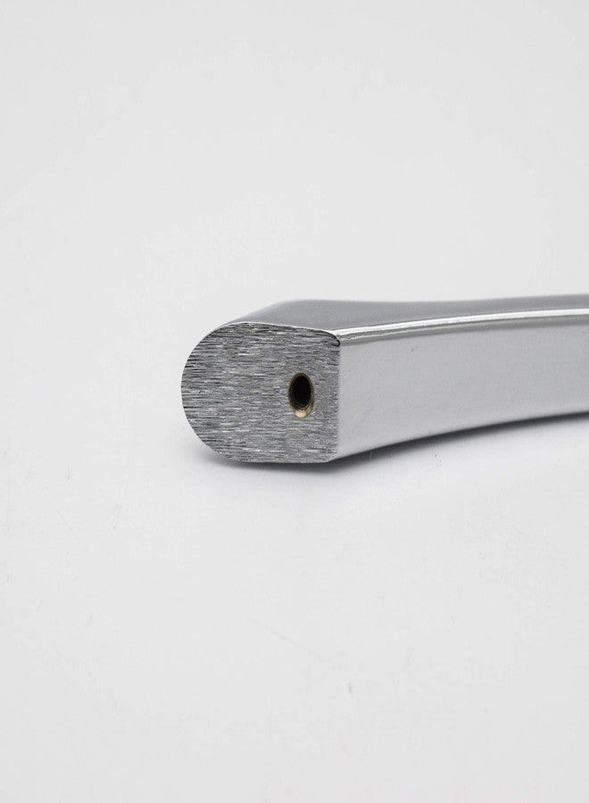 RAB Handle Zinc Kitchen and Office Drawer/Cabinet/Door/Wardrobee/Furniture Handle (Code:-HAND 1080, Finish:- White/CP, Size:- 160mm ) - Image 2