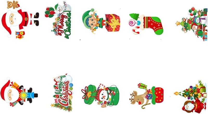 Christmas Garage Door Couplet Decor Hanging Sign Indoor Outdoor Color A - Image 5