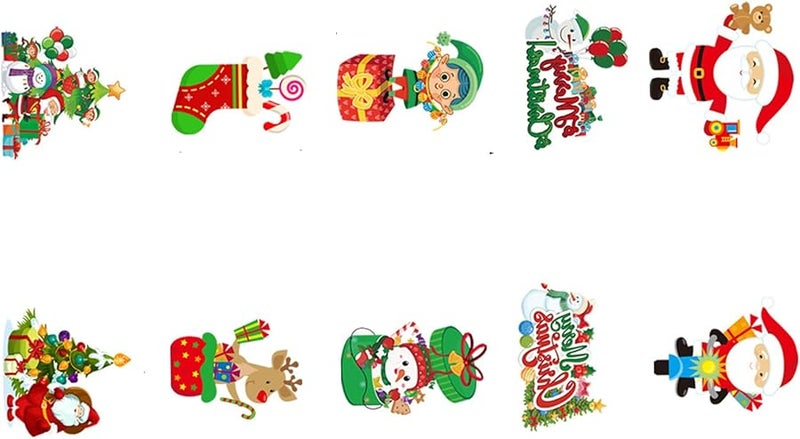 Christmas Garage Door Couplet Decor Hanging Sign Indoor Outdoor Color A - Image 4