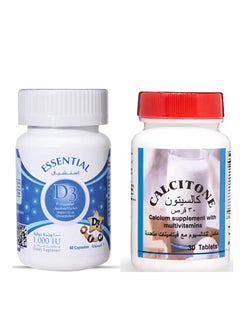 ESSENTIALS SET Of CALCITONE 30 TAB + ESSENTIAL-D 1000 IU 60CAP  - Image 1